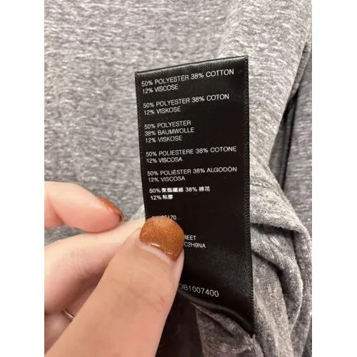 We The Free People‎ Tunic Size Medium Gray Mock Neck Long Sleeve Split Hem - Image 6