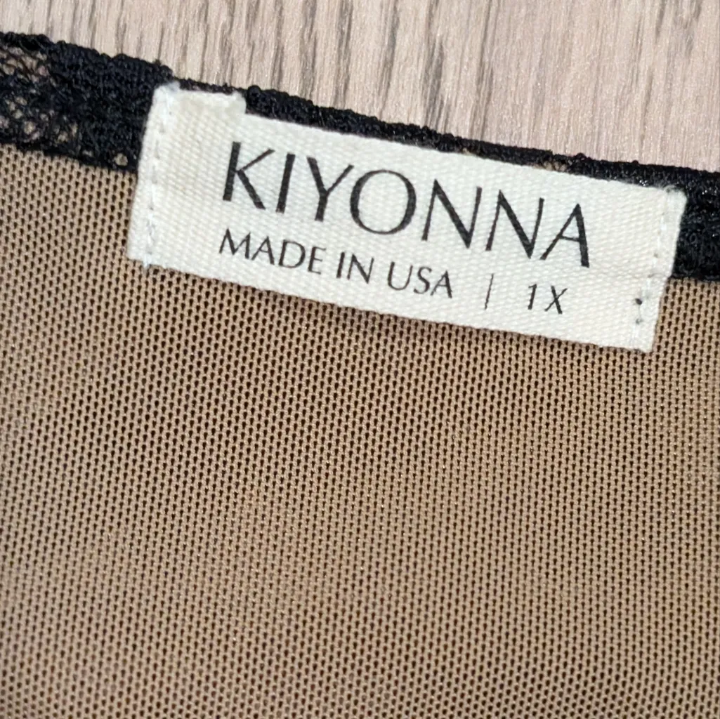 Kiyonna‎ Dress Plus 1X Black Lace Evening Cocktail Formal Slimming NEW Dressy - Image 5