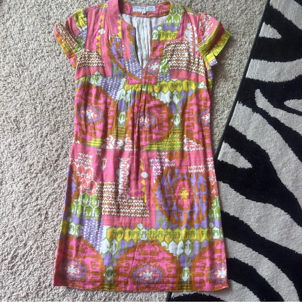 Trina Turk Printed Mini Dress - Image 8