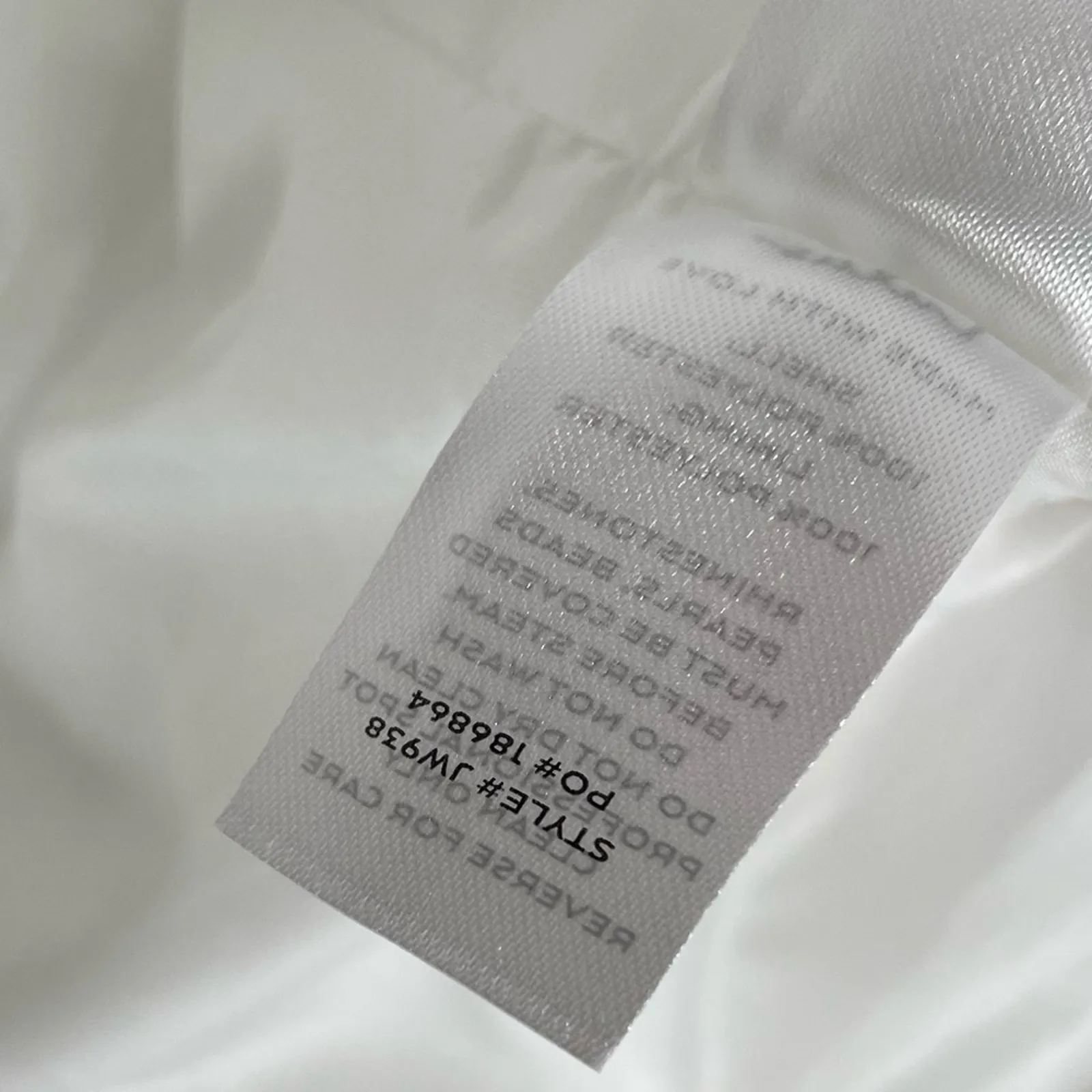 Lulus Lifetime of Love White Satin Strapless A-Line Gown Women’s Sz 4 - Image 9