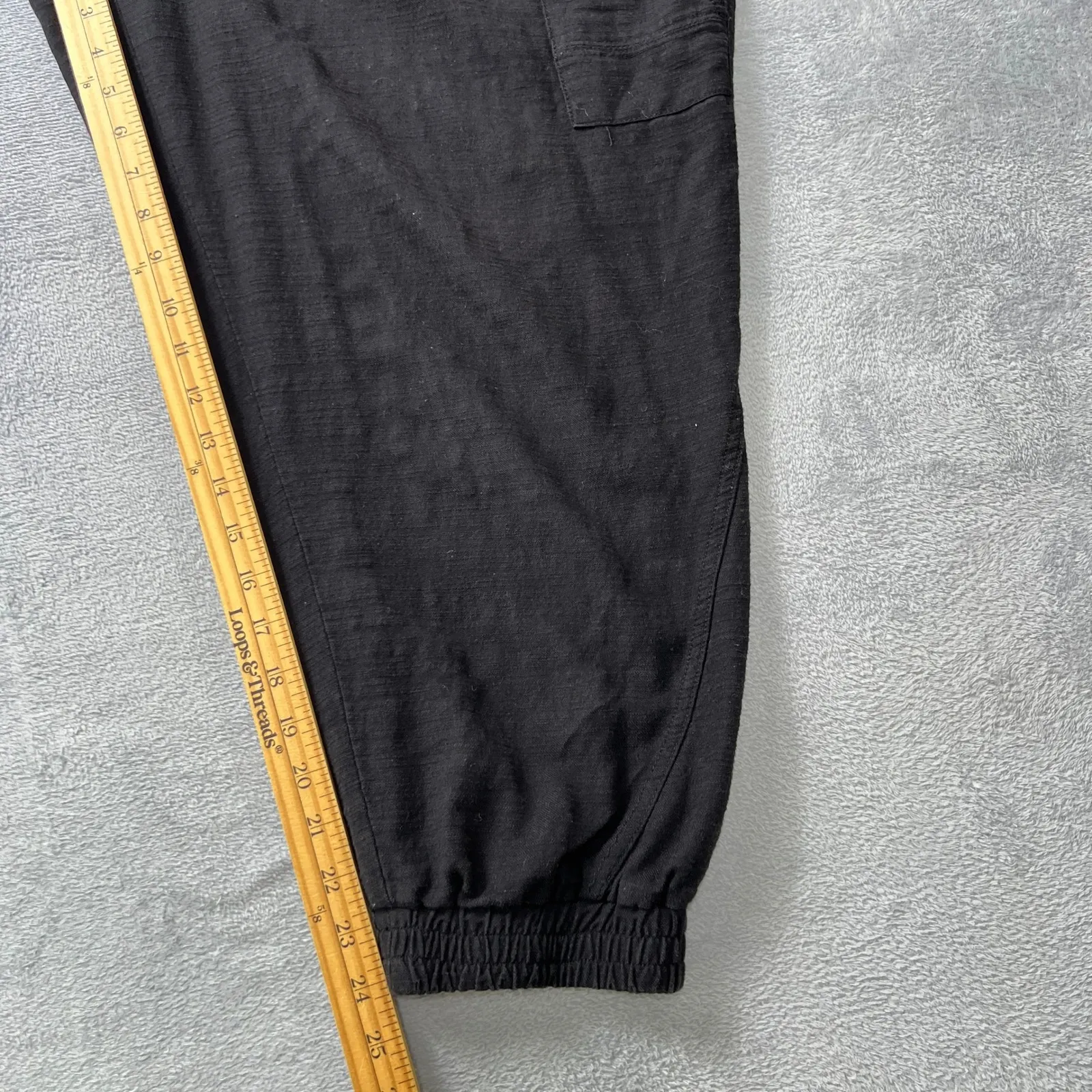 Wit & Wisdom Black Utility Jogger Pants‎ Plus Size 3X Drawstring Casual Pockets - Image 7