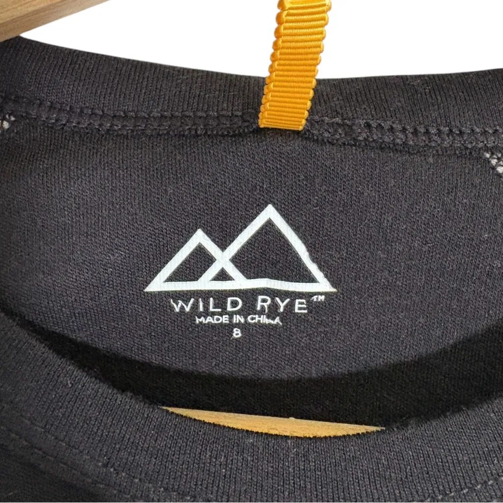NEW Wild Rye Evie Raglan Base Layer Top Size 8 Black - Image 7