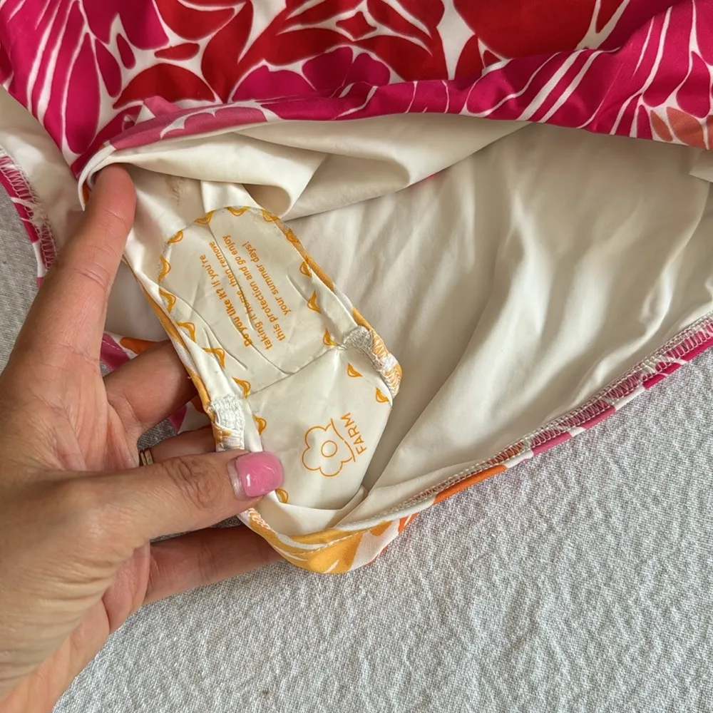 Farm Rio Tropical Graphic One-Piece Swimsuit, Size Large, $165 - Image 6