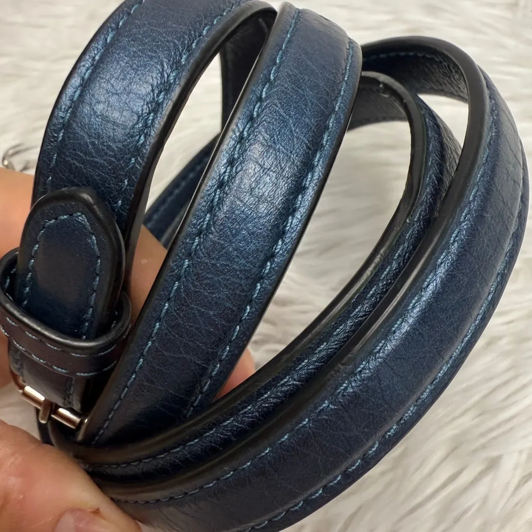 Coach  Blue Metallic Replacement Crossbody Strap - Image 6