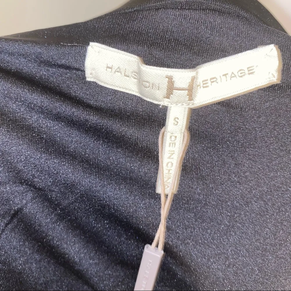 fitted Ruched black sleeveless/Tube Top Size Small- NEW - Image 7