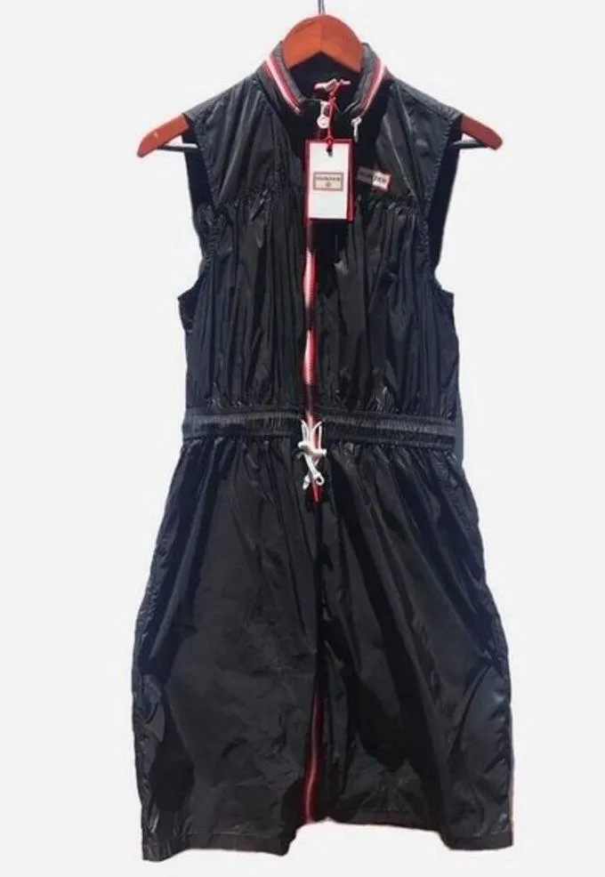 Hunter for Target Black Sleeveless Windbreaker Full Zip Hooded Active Dress NWT - Image 3