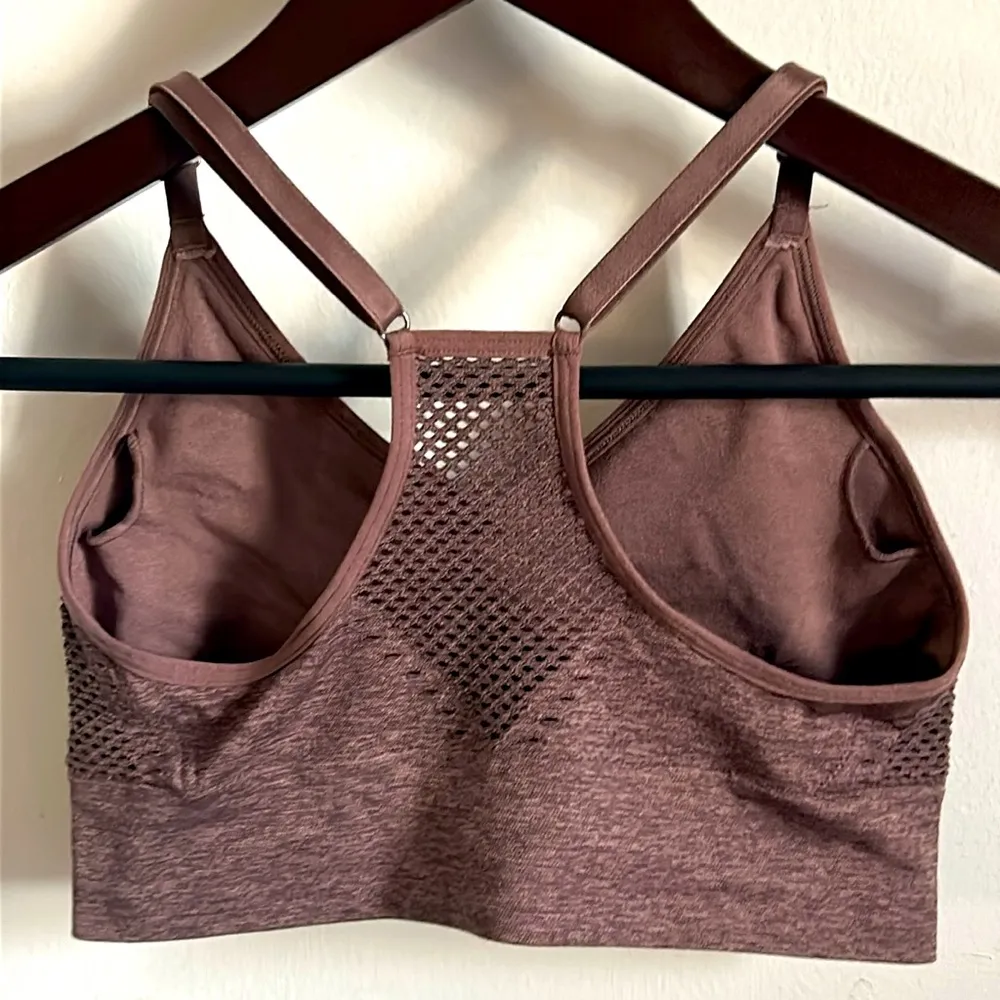 VS PINK SEAMLESS LIGHTLY LINED ATHLETIC SPORTS WORKOUT BRA - Image 4