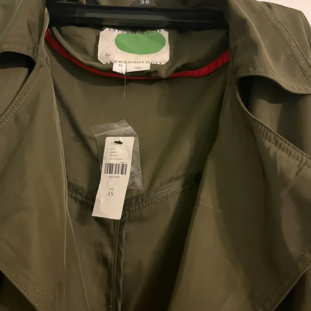 Anthropologie Olive Green Jacket - Image 2