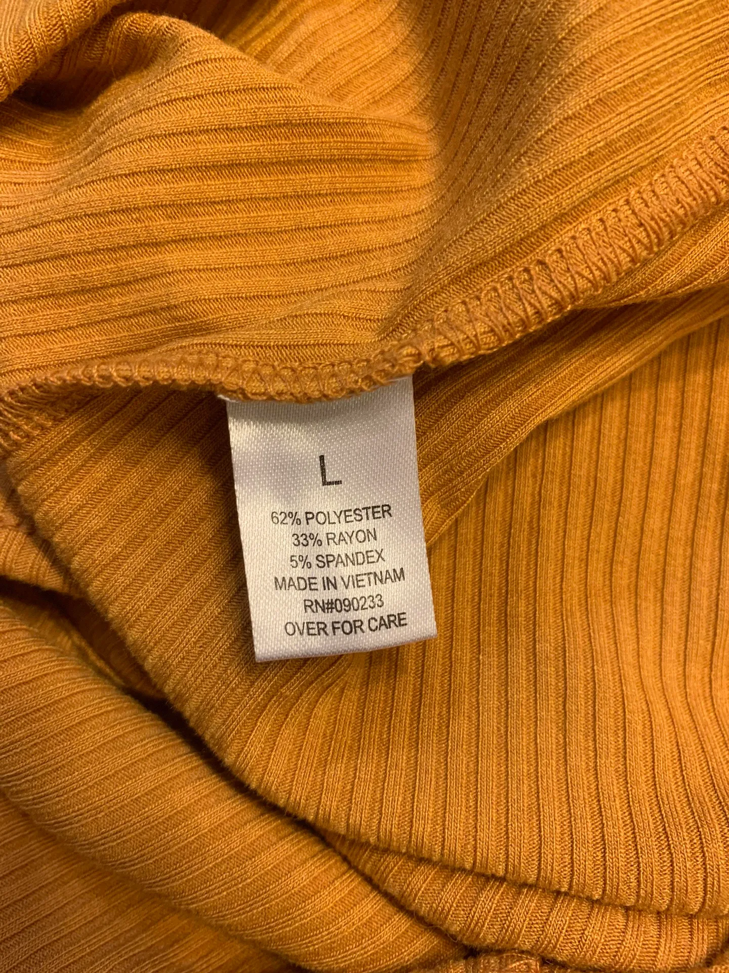 Me to We Mustard Yellow Ribbed Top - Image 7