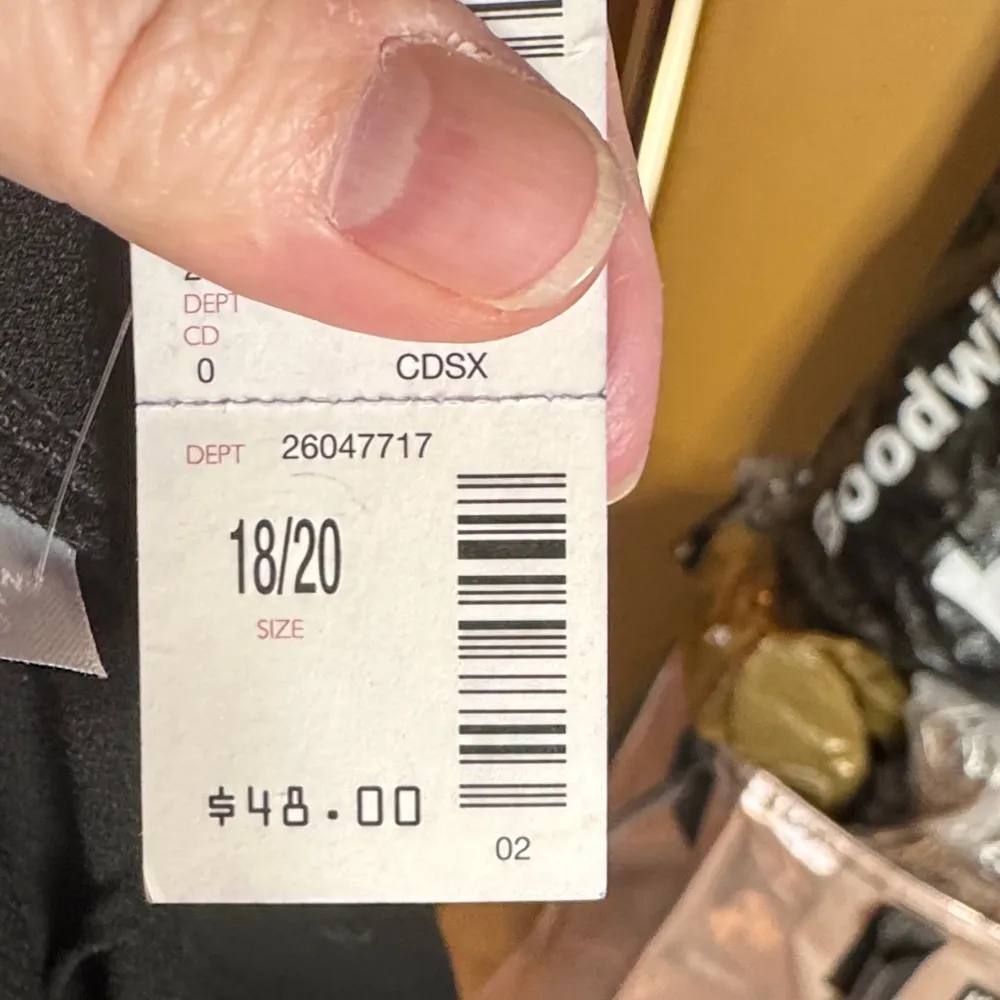 NWT Avenue Black Wide Leg Women's Crepe Pants Size 18 / 20 (2X) - Image 7