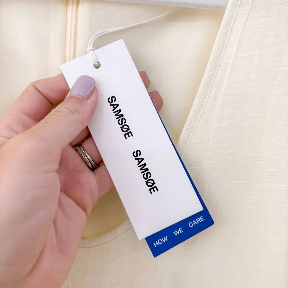 NEW Samsoe Samsoe Alina Dress Lemon Ombre Yellow Size L - Image 6