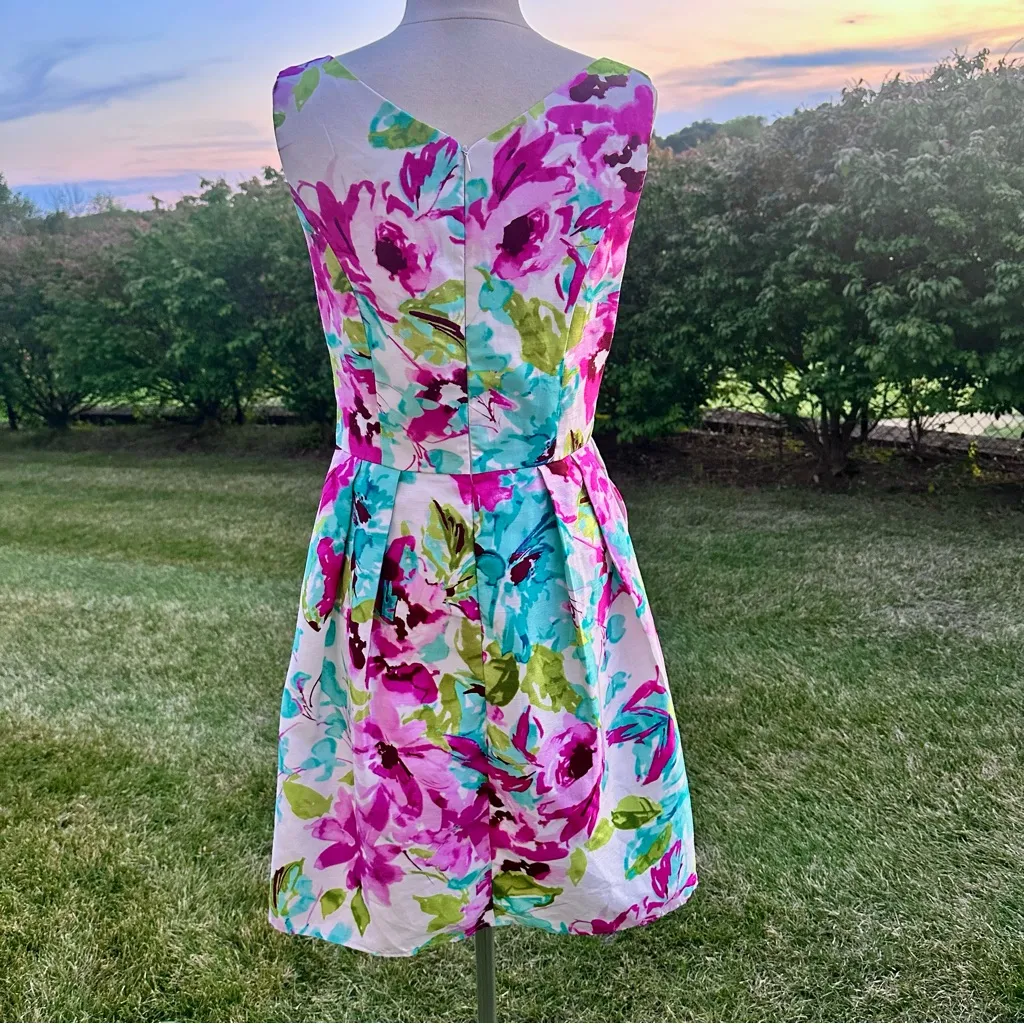 Madison Leigh Floral Sleeveless Dress - Image 2