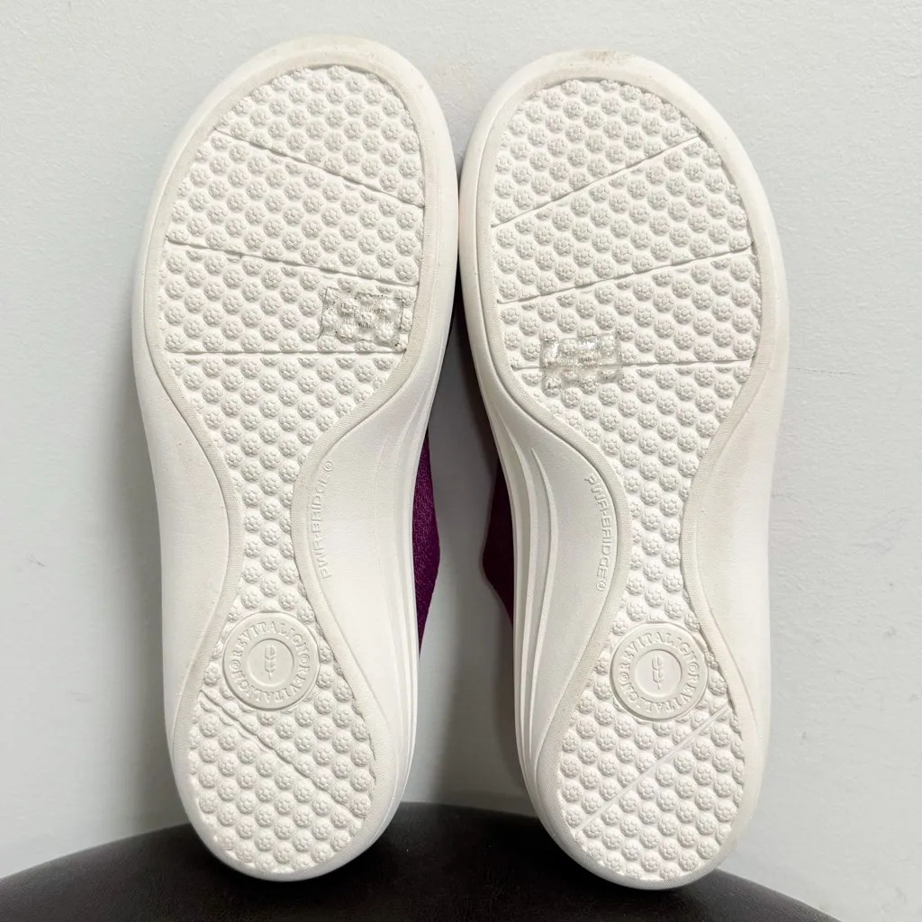 Revitalign Deep Orchid Purple Stella Knit Fabric Slide Slip On Mules Shoes 9.5 B - Image 10