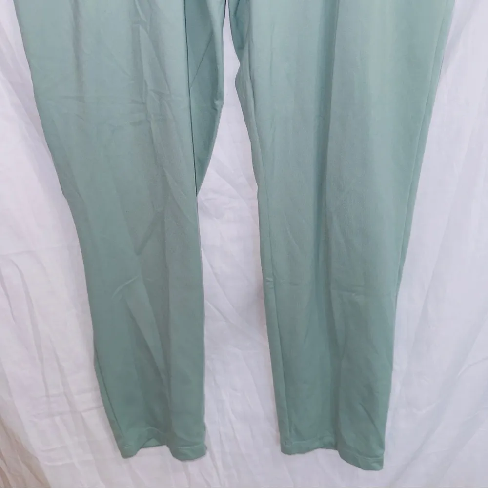 Mondetta Blue High Waisted Pull On Stretch Straight Leg Pants size large - Image 3