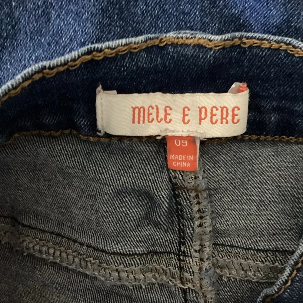 Mele E Pere Flare Distressed Jeans Size 9 Blue - Image 8