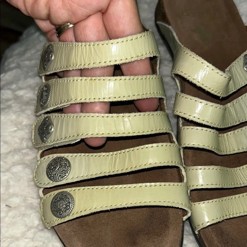 Dansko Cream Sandals with Contoured Footbed - Image 3