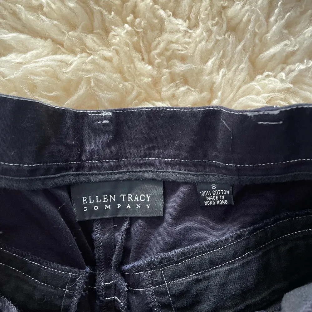 Vintage High Rise Pleated Shorts Ellen Tracy Company Black Vintage Shorts - Image 4