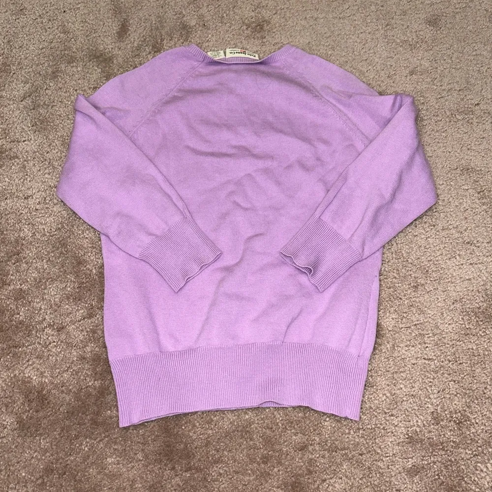 Vintage Polo Ralph Lauren Polo Jeans American Flag Purple Sweater Size Small - Image 6