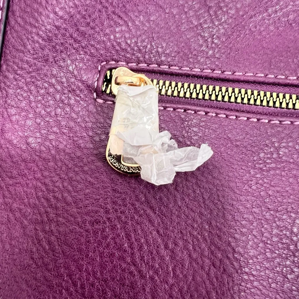 Montana West Studded Hobo Bag with Concealed Carry in Purple and Gold NWT - Image 14