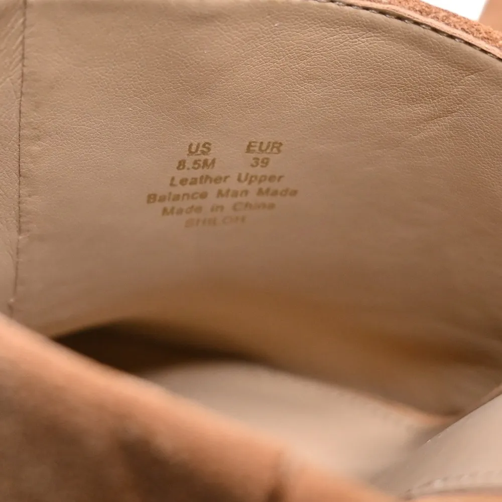 Sam Edelman Womens 8.5 Shiloh Leather Heeled Mule in Frontier Brown NEW - Image 9