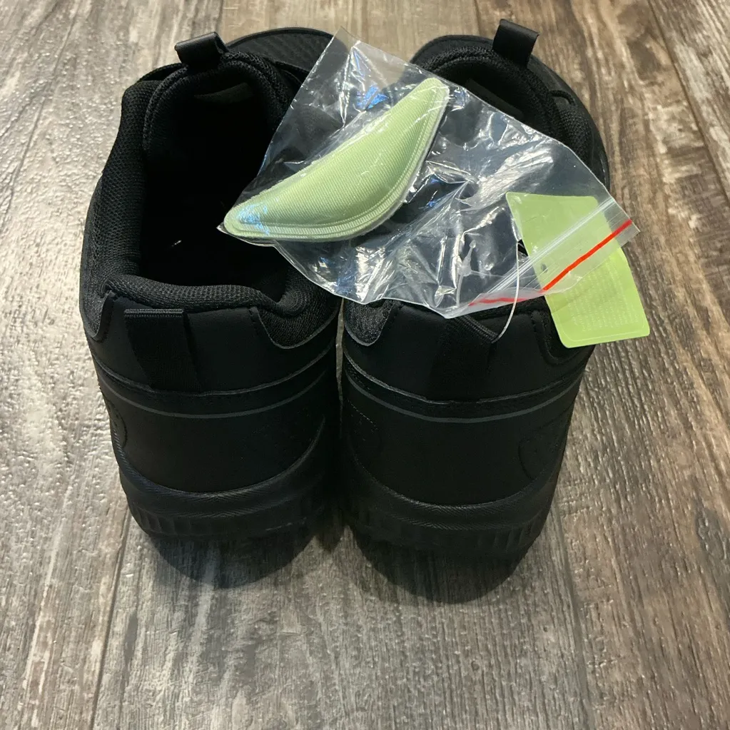 GOOBON Wide Toe Box Women’s Walking Shoes With Arch Support Size 9 Black - Image 6