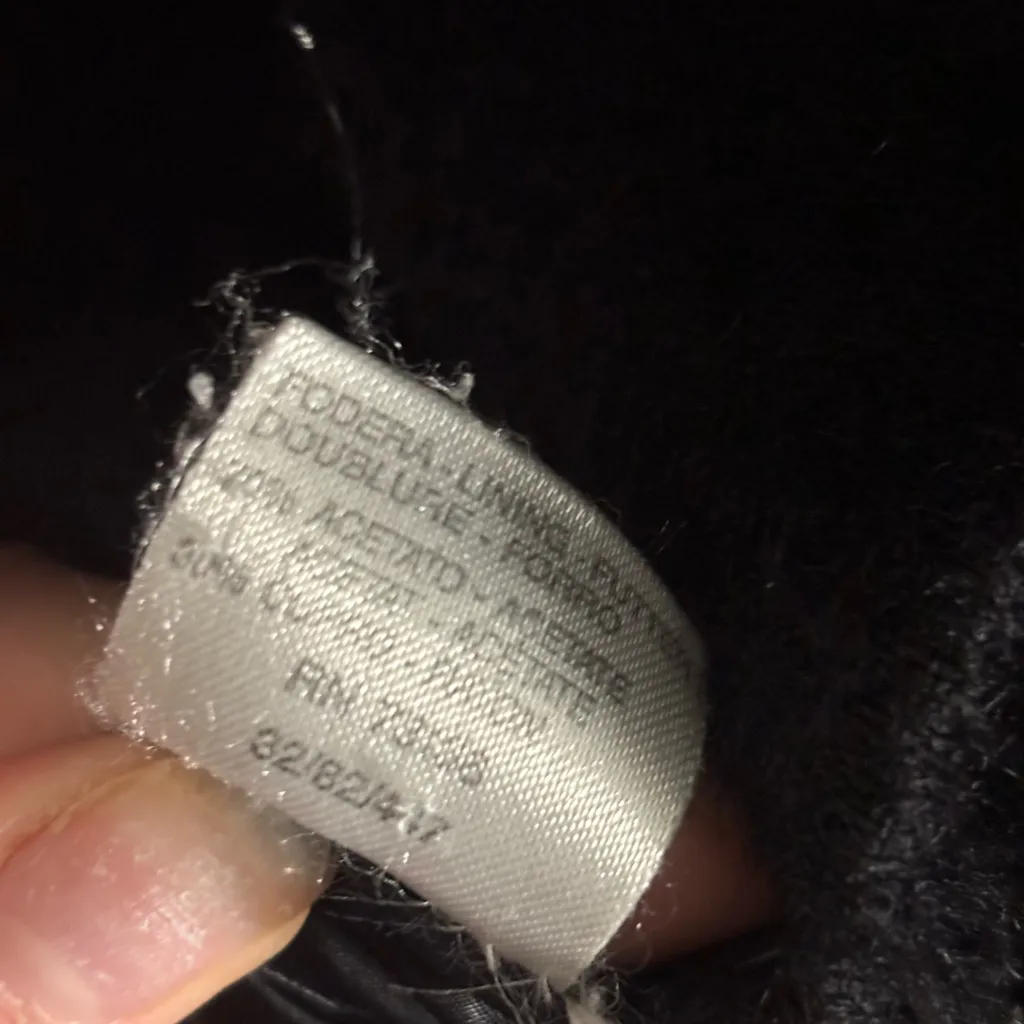 MaxMara vintage Black wool Teddy coat size 10 EUC - Image 6