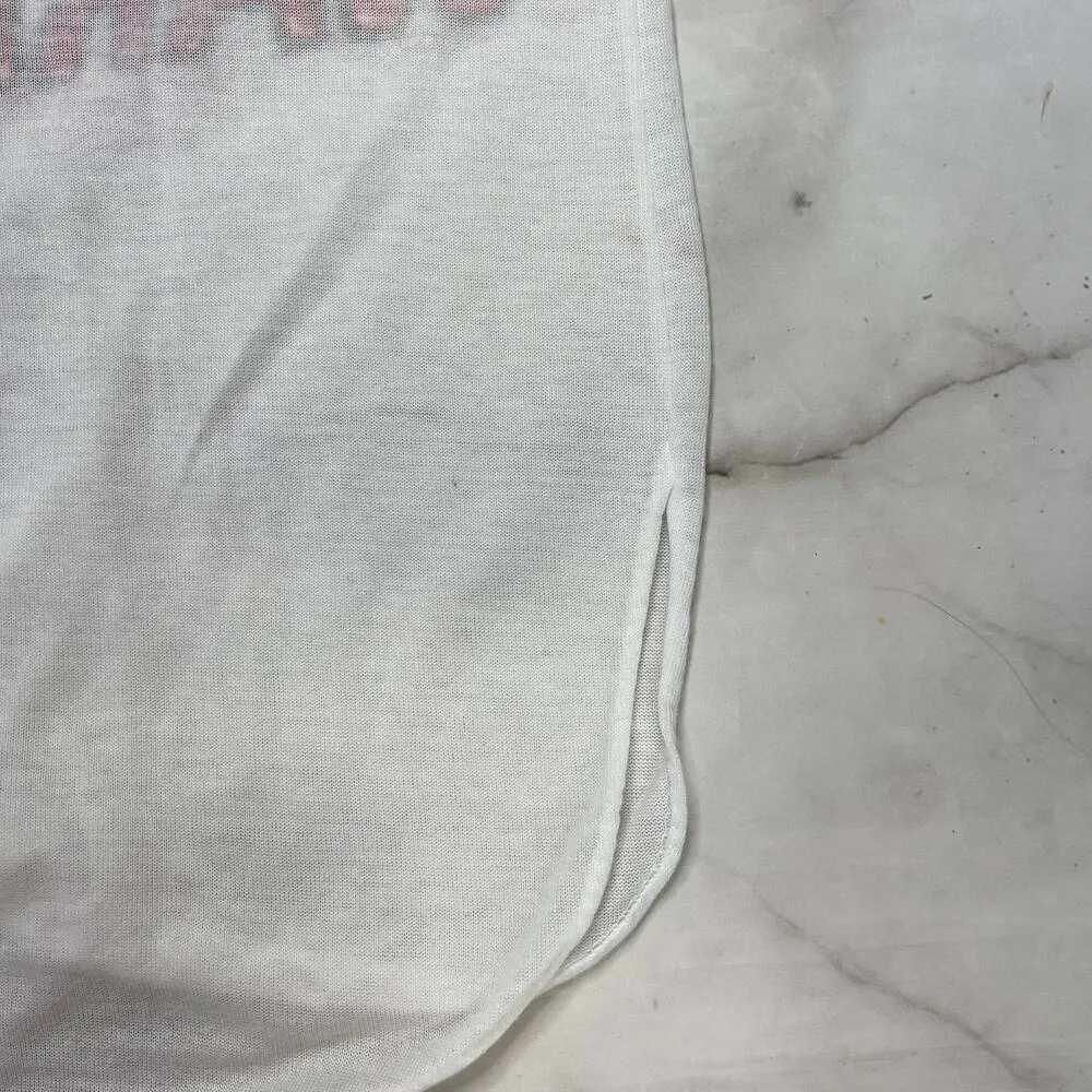 Vintage Sleep Shirt Single Stitch Prestige LTD Cold Feet Warm Heat Penguin M White Size M - Image 7