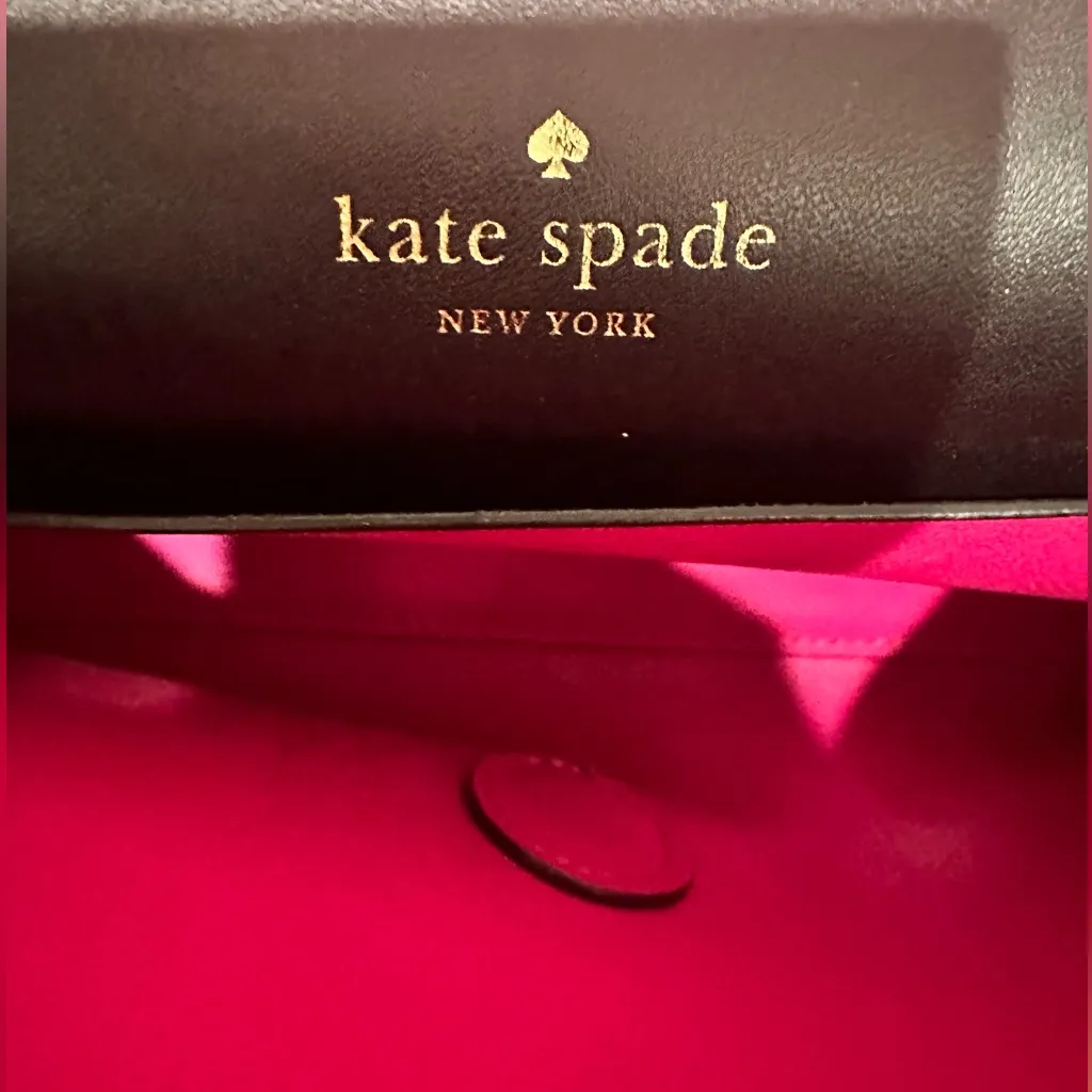 Kate Spade Madie Putnam Drive Leather Crossbody Bag Black and Hot Pink - Image 12