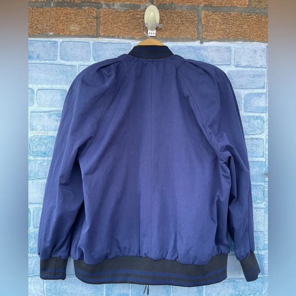 GSTQ Convertible Baseball Jacket Cape Size small In Midnight . Blue - Image 12
