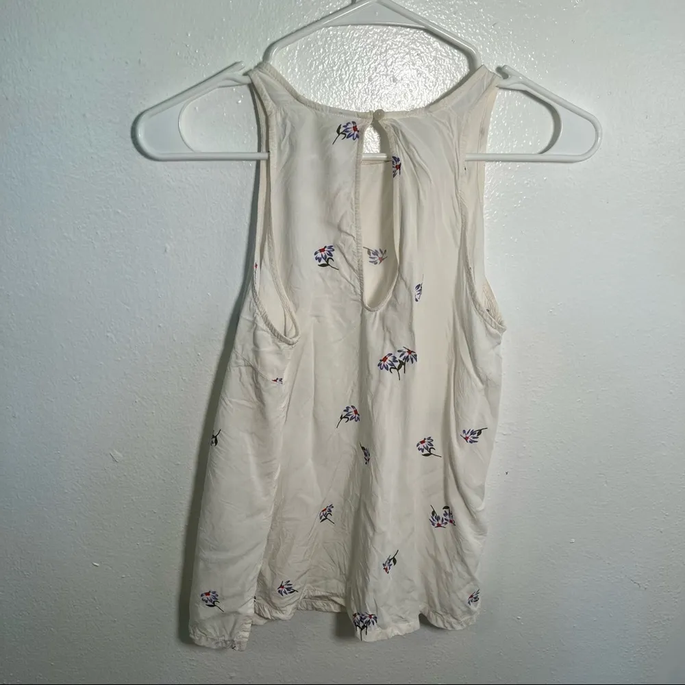 Old Navy Swing Tank Top White Floral - Image 7
