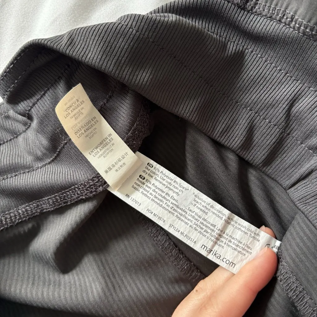 Marika Womens Size XL Gray Joggers Sweatpants Pockets Drawstring Activewear - Image 9