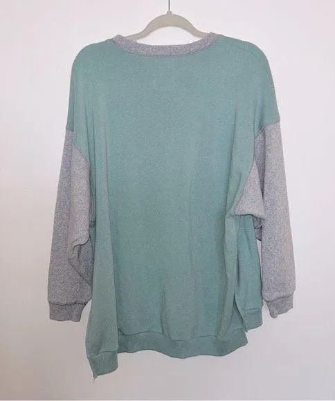 Soft Colorblock Crewneck - Image 2