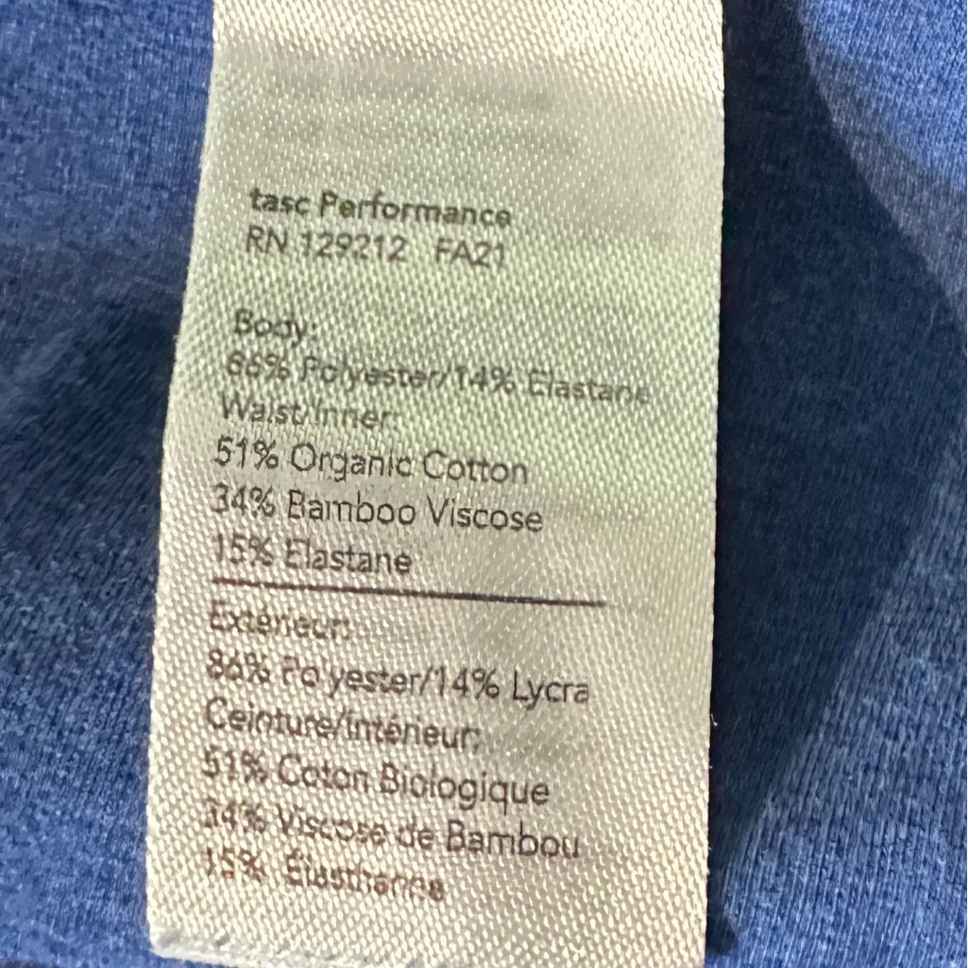 Women’s Size Medium TASC Performance, Tennis Skort Blue Floral Skirt Bamboo - Image 9