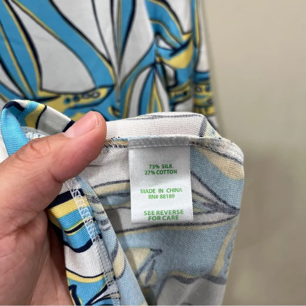 EUC Lilly Pulitzer Raquel Beach Club Docksider Blue Sailboat Tie Waist Dress S - Image 5