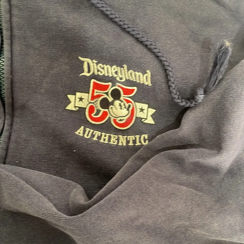 Disneyland 55 Authentic Zip Up Hoodie - Image 2