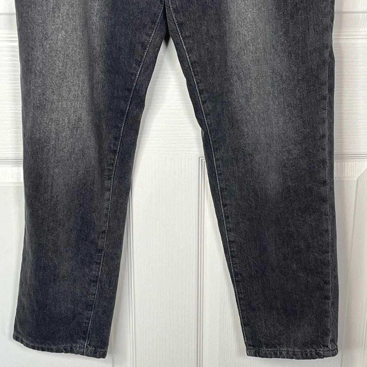 KanCan Faded Black Paperbag Waist Jeans Size 29 - Image 5