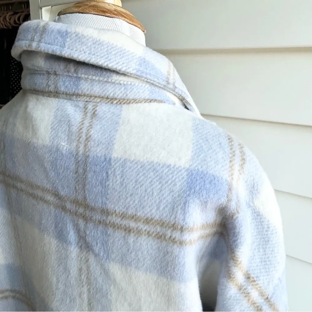 Ci Sono  Blue Sky Plaid Jacket Small NWT - Image 3