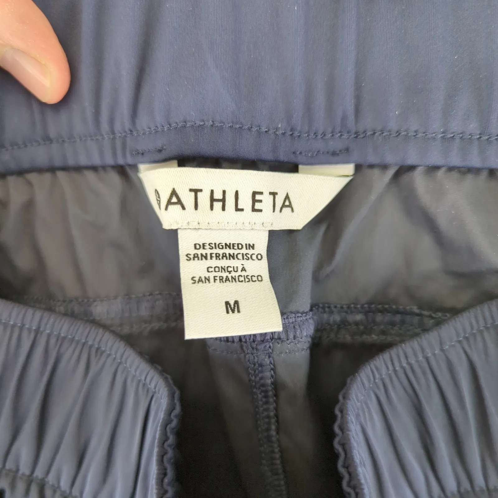 Athleta Rise Pant‎ 472261 Navy Blue Athletic Track Pants Women's Size Medium NWT - Image 8