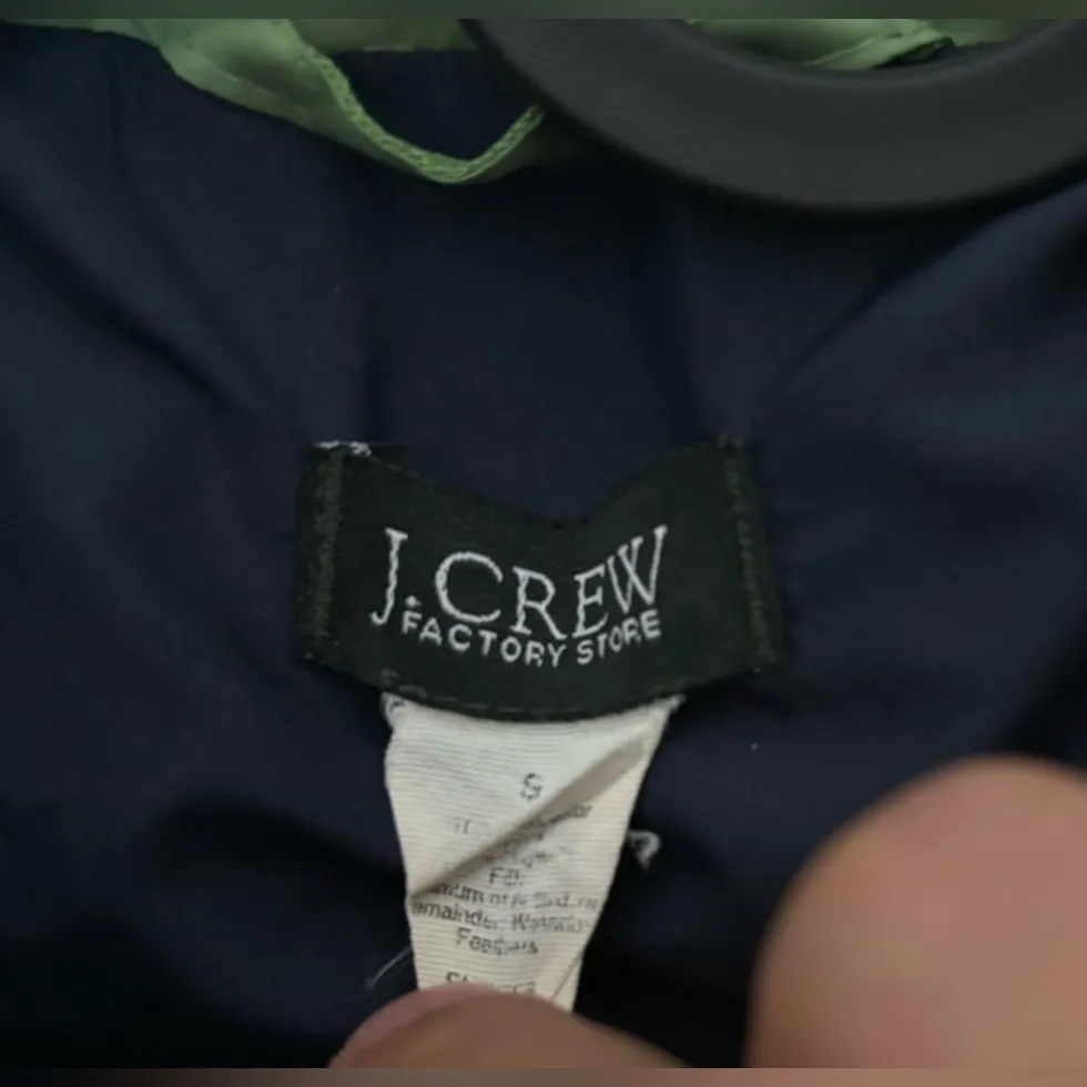 J. Crew Factory Green Puffer Vest - Image 3