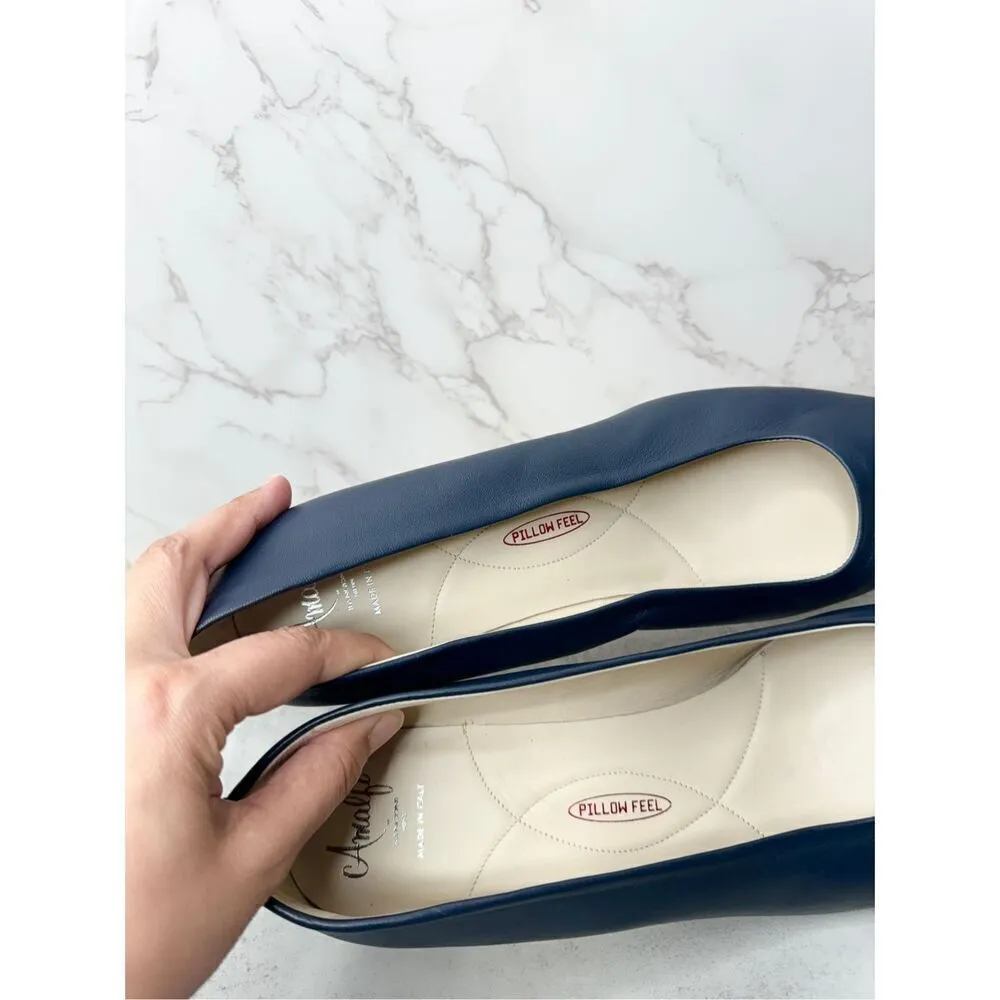 Amalfi Pumps Womens Size 11.5 Blue Pavone Parmasoft Pointed Toe Cushioned‎ New Blue - Image 8