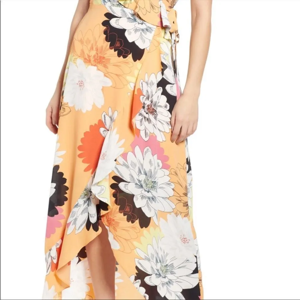 Leith small floral wrap dress - Image 3
