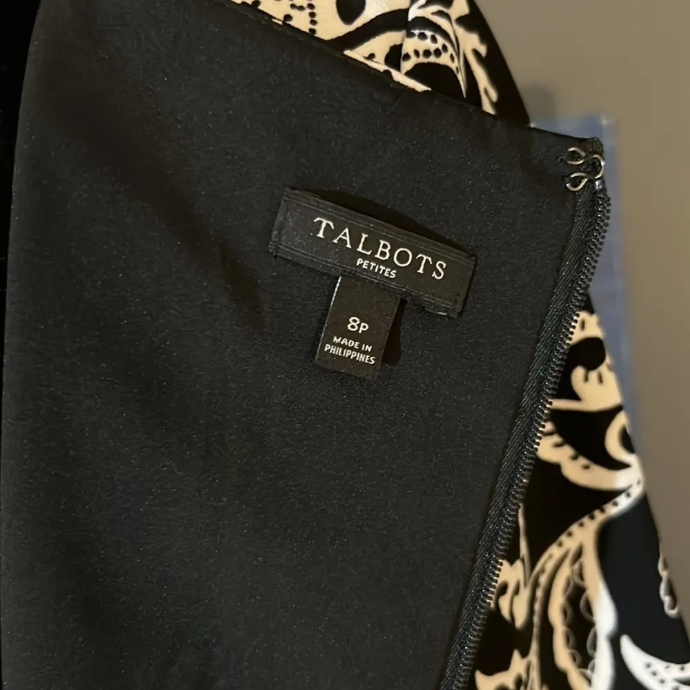 Talbots  Size 8P Paisley Midi Dress - Image 9