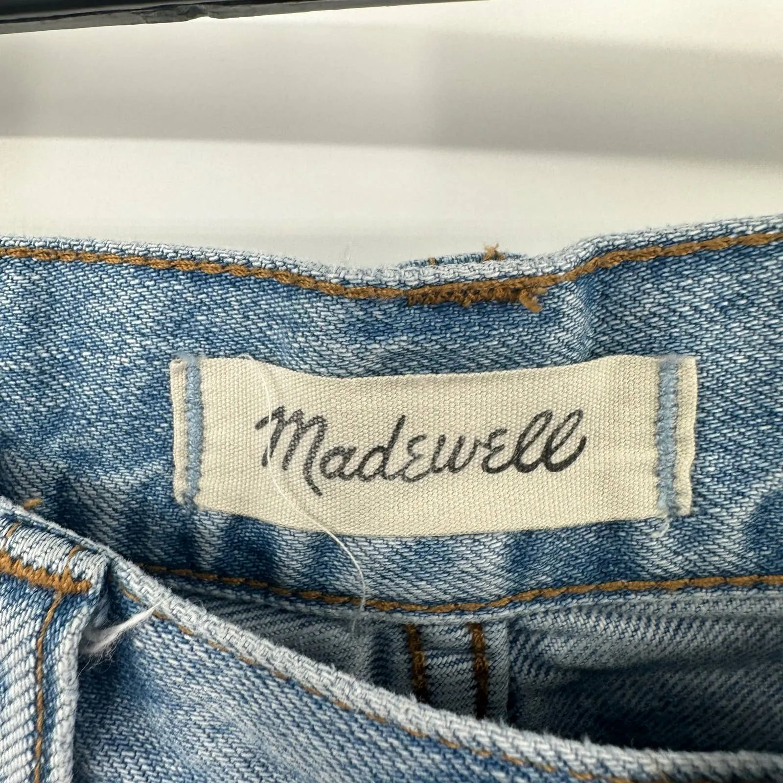 Madewell size 23 the perfect vintage jean‎ light wash 100% cotton blue jeans - Image 5