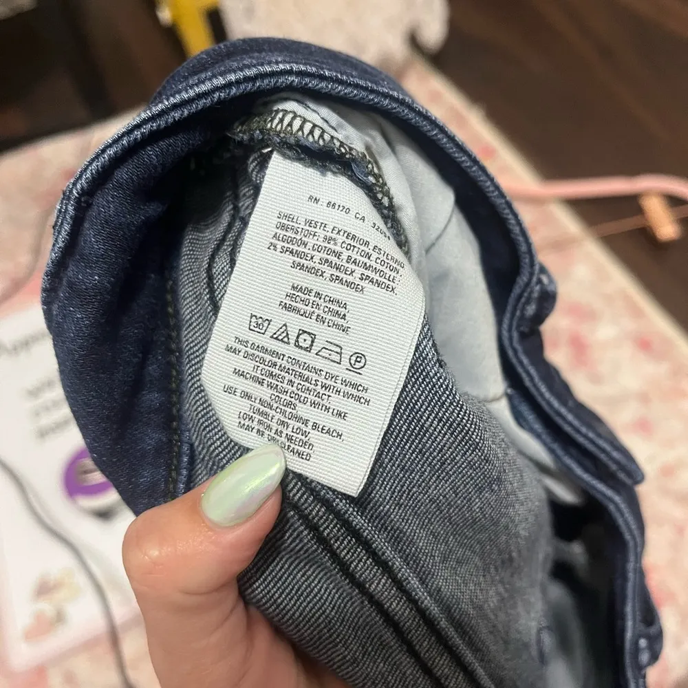 PILCRO by Anthropologie Stet shorts in dark wash - Image 5