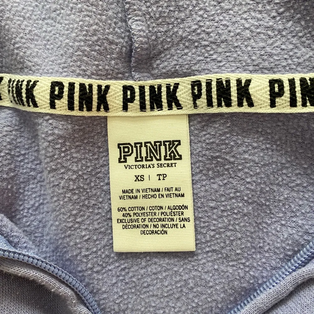 Pink Victoria's  Secret Lavender Zip up Long Sleeve Hoodie XS - Image 7