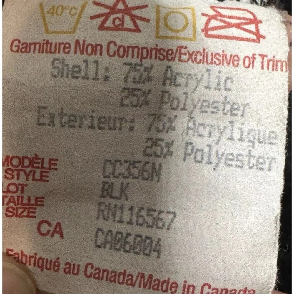 County Clothing Co. Western Jacket Black/Red Cheyenne Collection Womens Small - Image 4