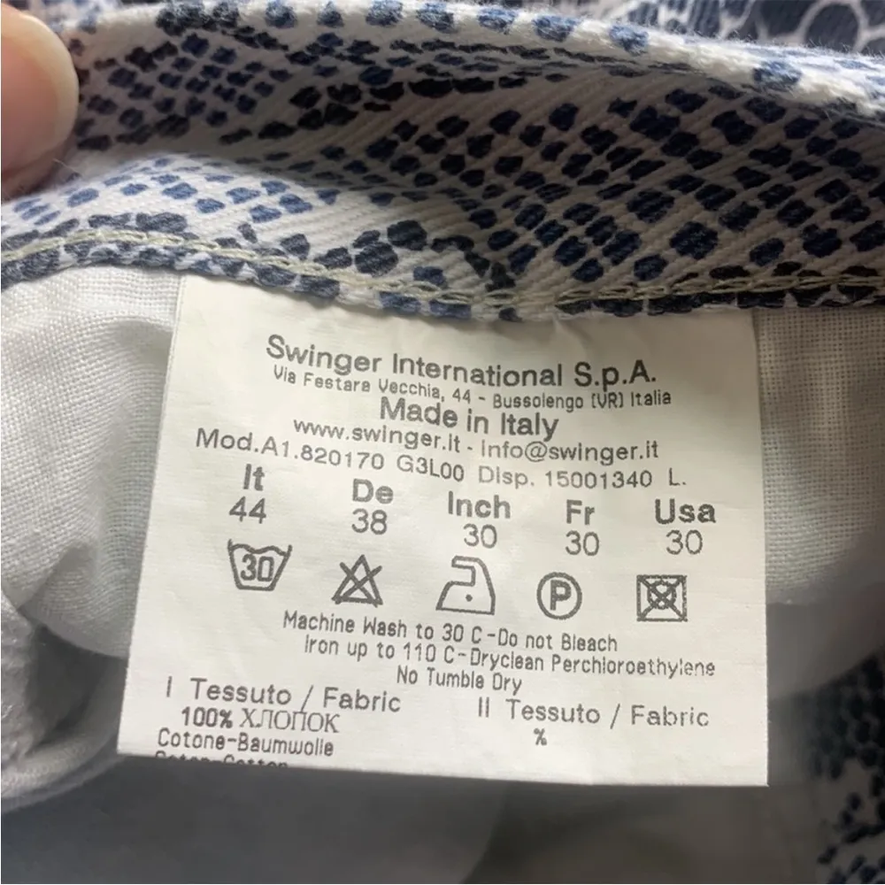 Ungaro Fever Galaxy Flare Leg Jeans Sz 30 NWT Blue - Image 12