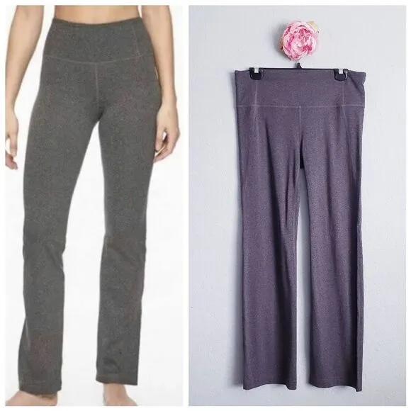 Athleta Powervita Straight Leg Gray Leggings - Image 2