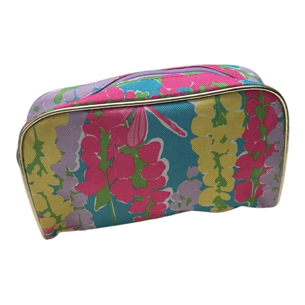 Lilly Pulitzer Estee Lauder Floral Cosmetic Bag - Image 2