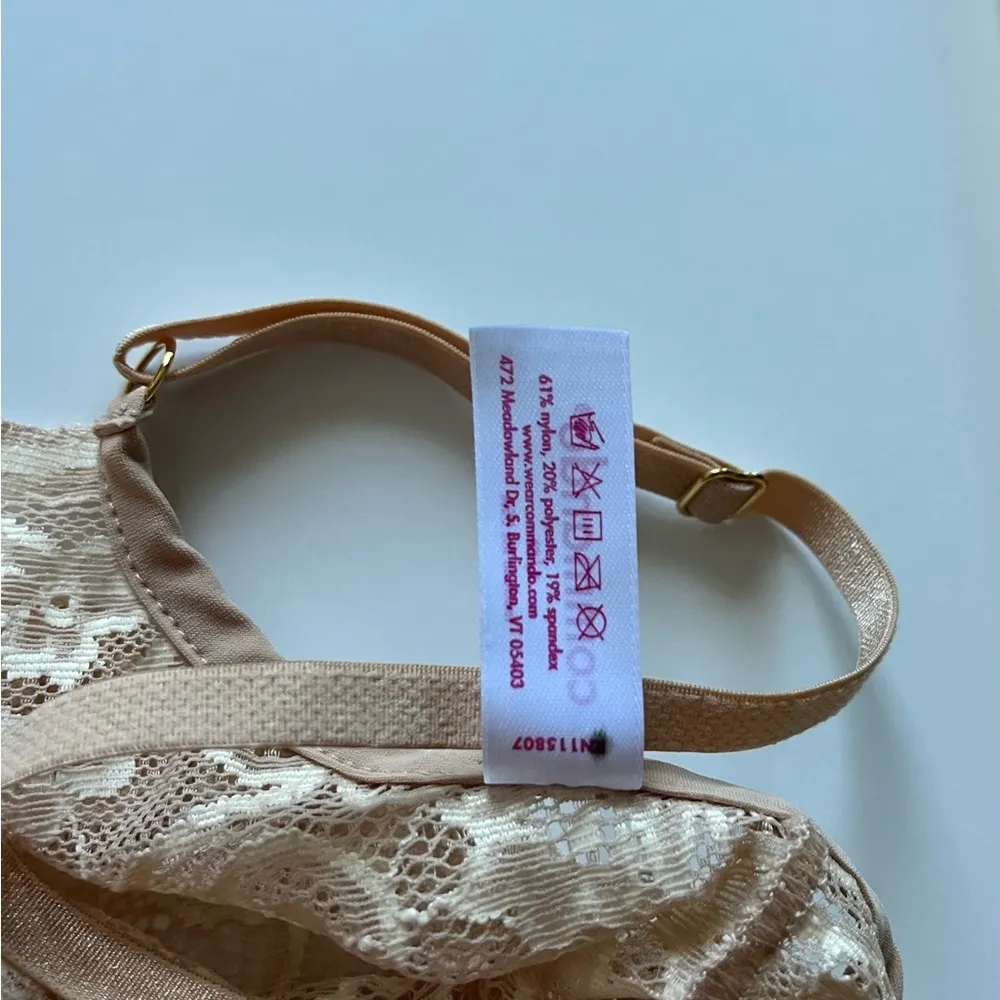 Commando Tulip Sheer Lace Beige Camisole Size Small/Medium - Image 7